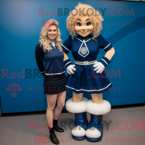 Navy Irish Dancer maskot...