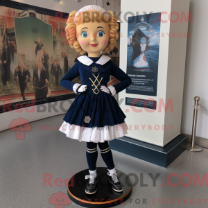 Navy Irish Dancer maskot...