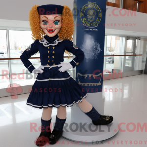 Navy Irish Dancer máscara...