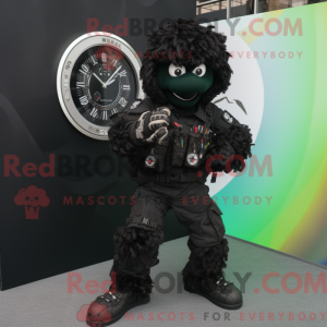 Máscara preta para Commando...