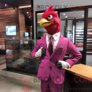 Disfraz de mascota Magenta...