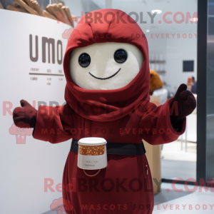 Maroon Miso Soup mascot...