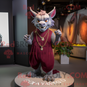 Maroon Gargoyle maskot...