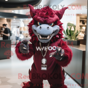 Personaggio mascotte Maroon...