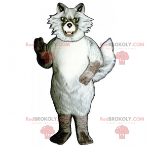 Mascote de animal selvagem da montanha - Lobo - Redbrokoly.com