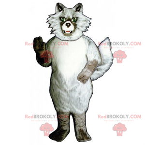 Mascotte animaux sauvages de la montagne - Loup - Redbrokoly.com