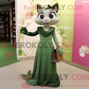 Costume de mascotte de chat...