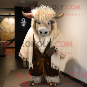 Mascotte de Yak beige...