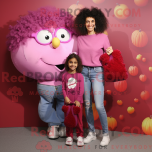 Magenta Falafel maskot...