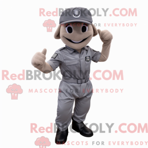 Disfraz de mascota soldado...