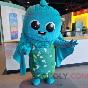 Cyan Tacos Maskottchen...