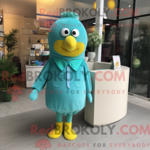 Teal Lemon Maskottchen...