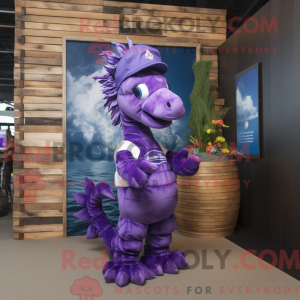 Lilla søhest maskot kostume...