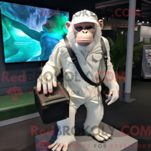 Witte chimpansee...