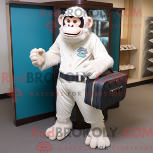 Witte chimpansee...