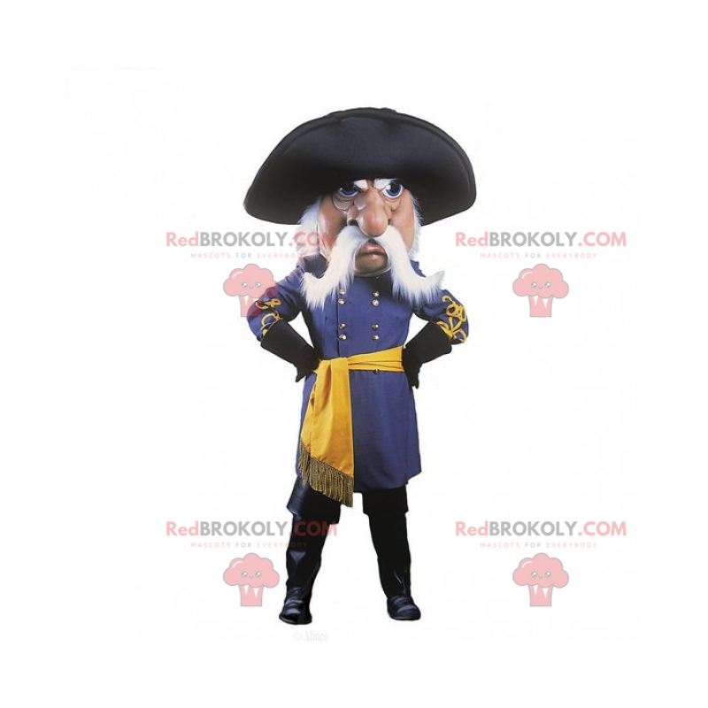 Mascotte van de kapitein van het schip - Redbrokoly.com