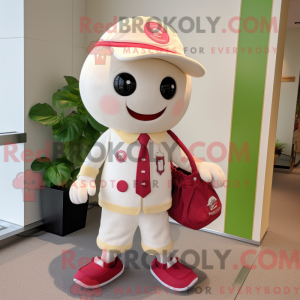 Cream Raspberry mascot...