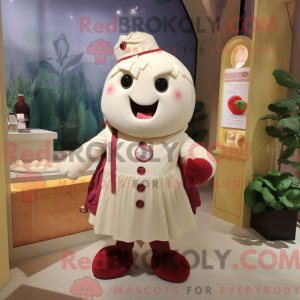 Cream Raspberry mascot...
