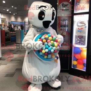 White Gumball Machine...