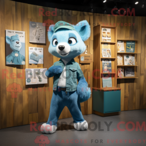 Disfraz de mascota Teal...