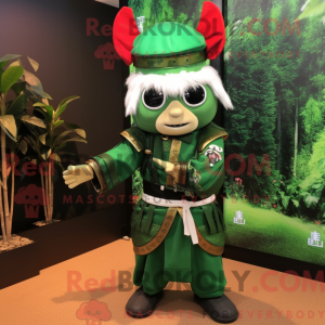 Forest Green Samurai mascot...