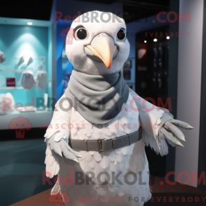 Zilvermeeuw mascottekostuum...