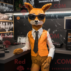 Rust Roe Deer mascotte...