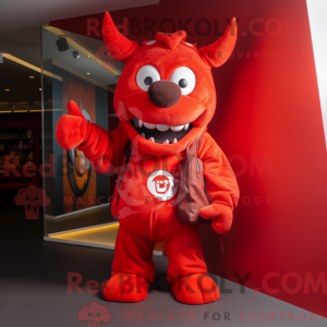 Maskotdraktfigurat Red...