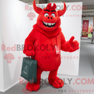Red Devil máscara de dragão...