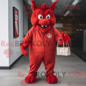 Maskottchenkostüm Roter...