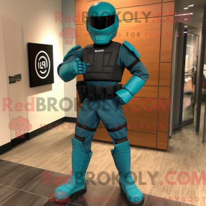 Postava maskota Teal Gi Joe...