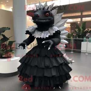 Svart Stegosaurus...