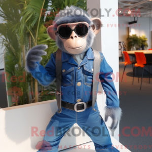 Blå Capuchin Monkey...