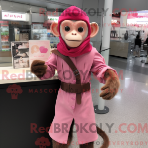 Maskottchenkostüm Pinker...