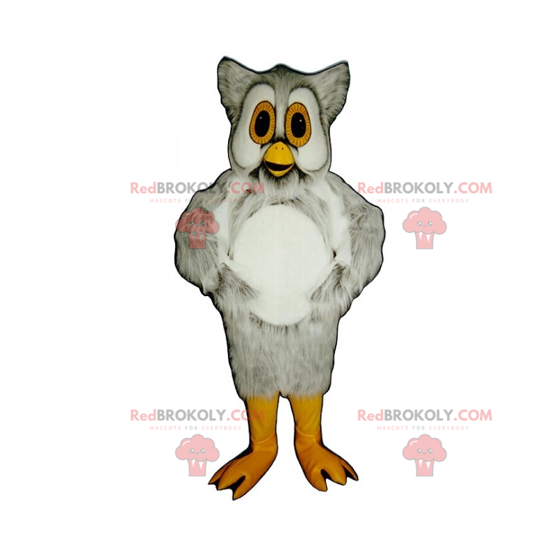 Mascota búho con ojos amarillos - Redbrokoly.com