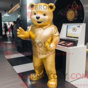 Disfraz de mascota Gold...