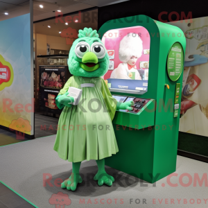 Postava maskota Green Fried...