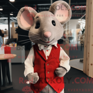 Rode Muis mascottekostuum...