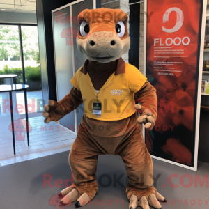Rust Komodo Dragon mascot...