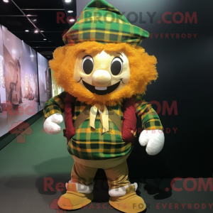 Guld Leprechaun maskot...