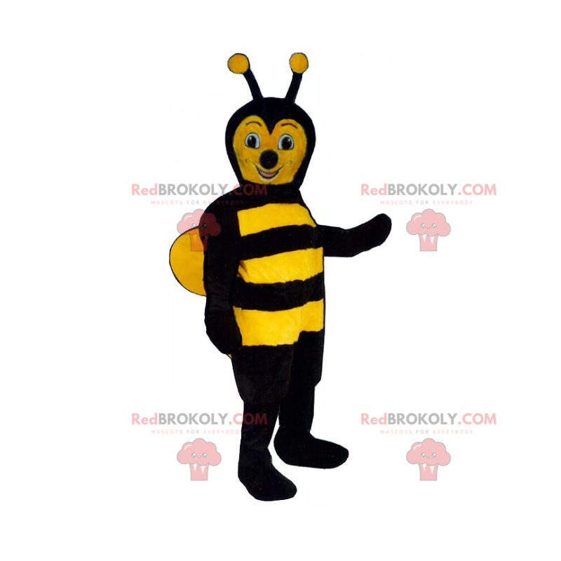 Blød pels bi-maskot - Redbrokoly.com