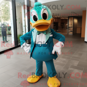 Costume mascotte de Teal...