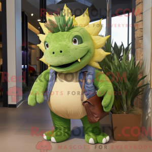 Olive Stegosaurus...