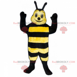 Mascota abeja con pequeñas antenas - Redbrokoly.com