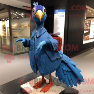 Maskottchenkostüm Blauer...