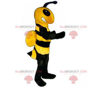 Bee maskot med små vinger - Redbrokoly.com