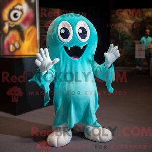 Turquoise Ghost mascot...