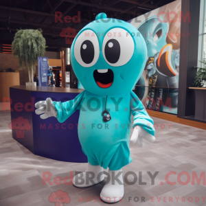 Disfraz de mascota fantasma...