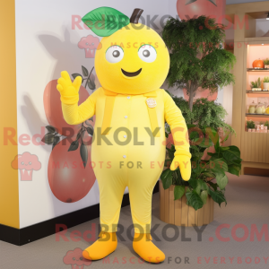 Citrongul Grapefrugt maskot...