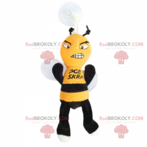 Mascota de abeja lucha - Redbrokoly.com